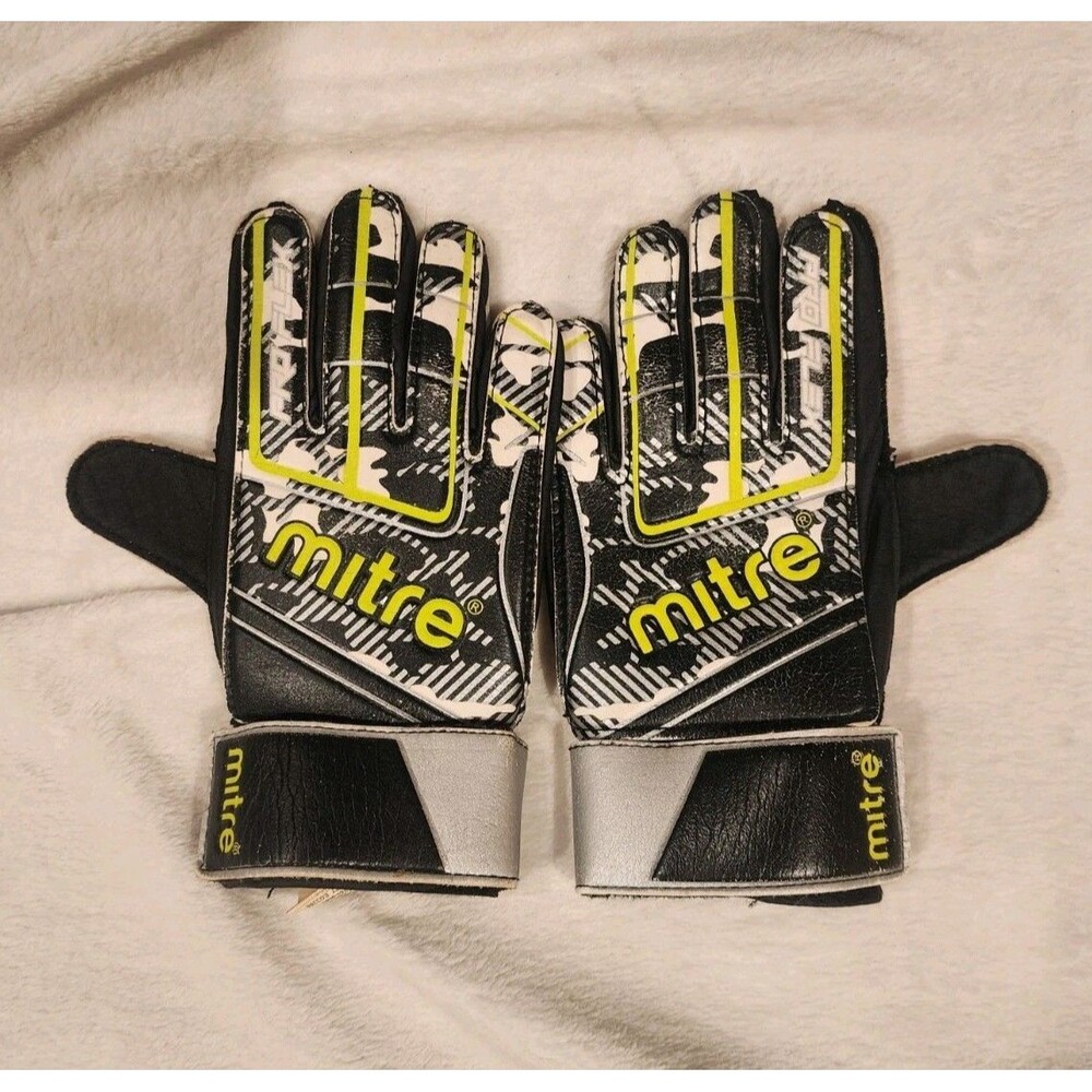 Mitre Pro Flex Goalkeeper Gloves Soccer Youth Size 7